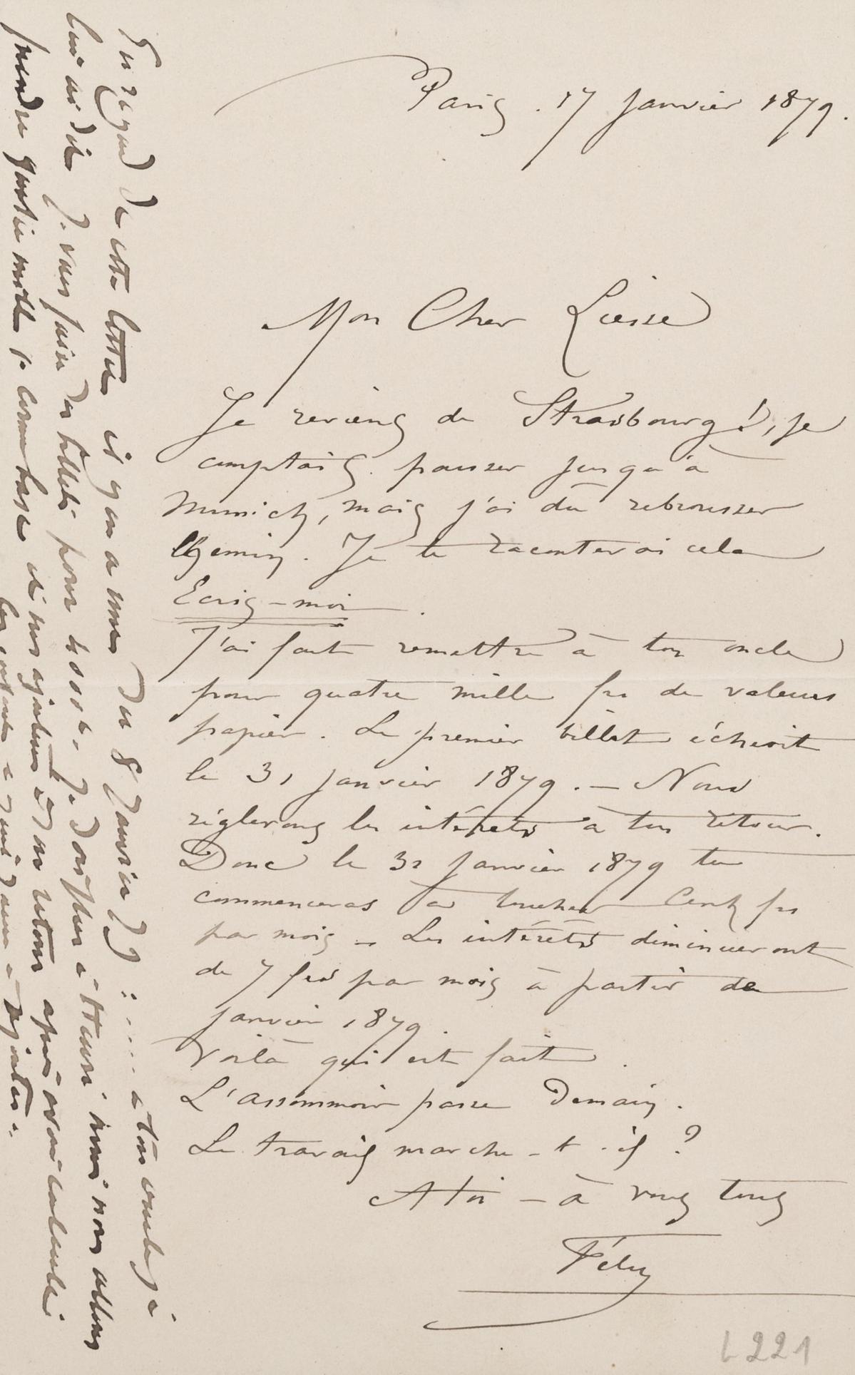 Illustration de la lettre