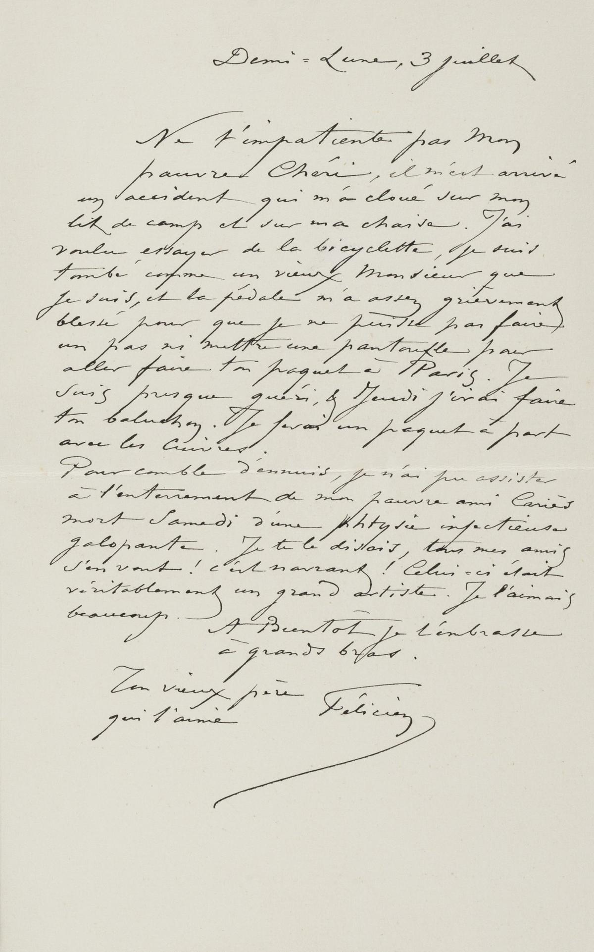 Illustration de la lettre