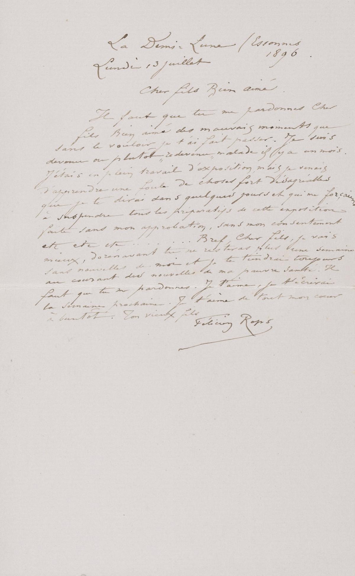 Illustration de la lettre