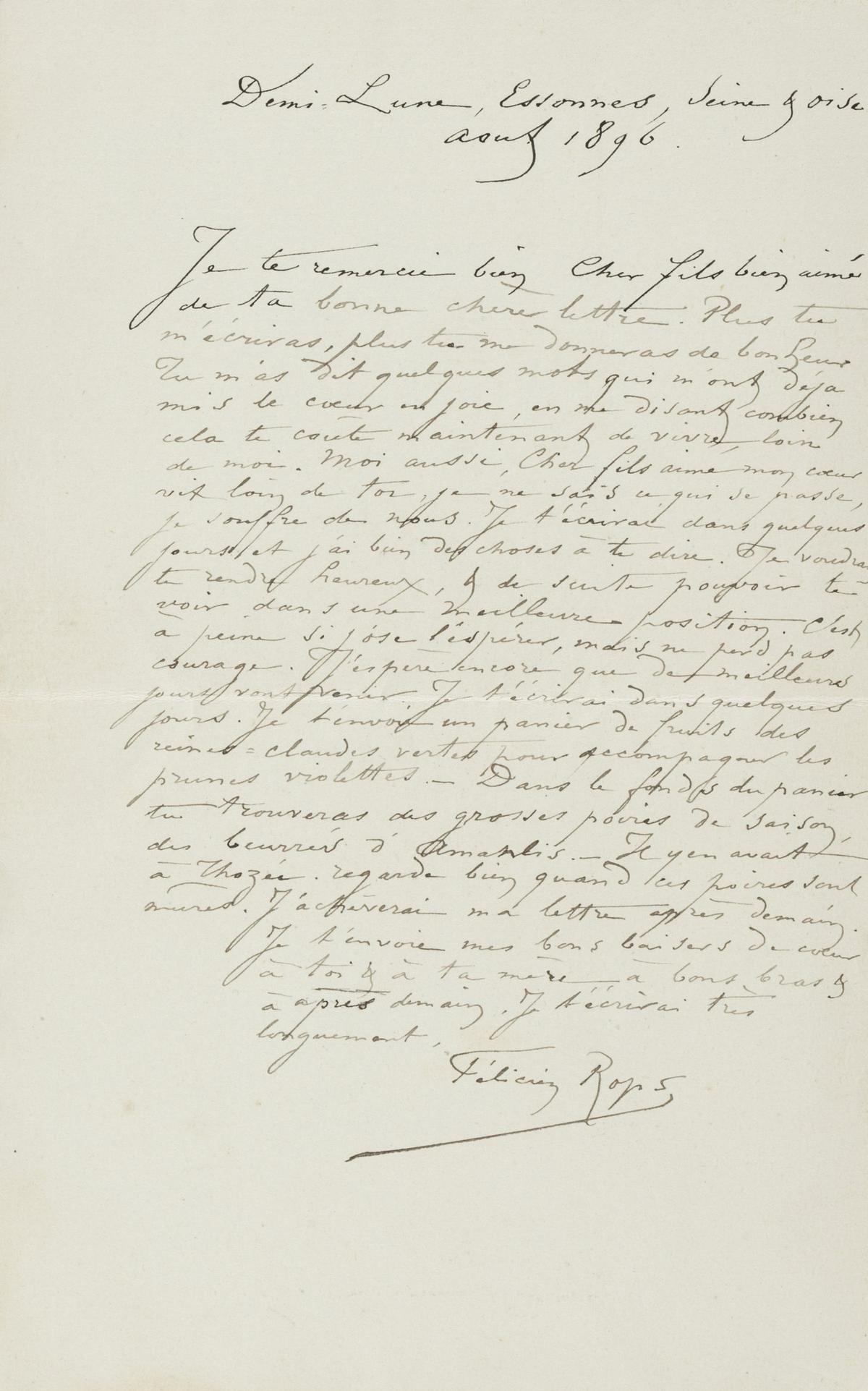 Illustration de la lettre