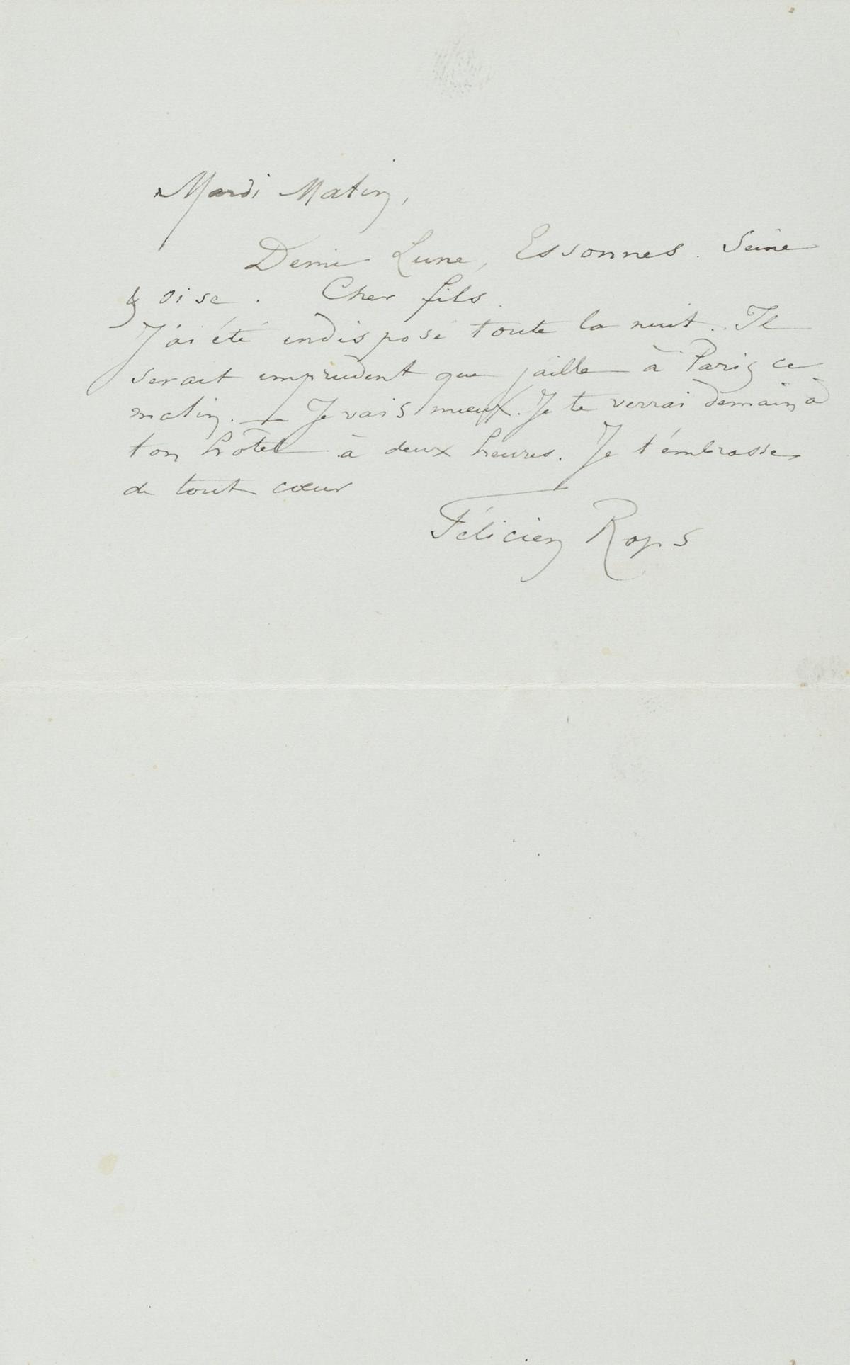 Illustration de la lettre