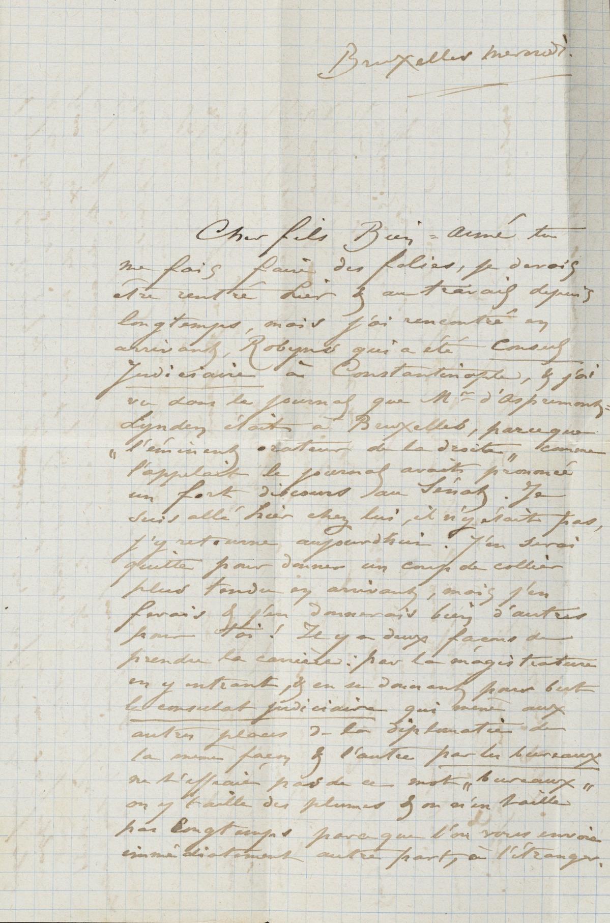 Illustration de la lettre