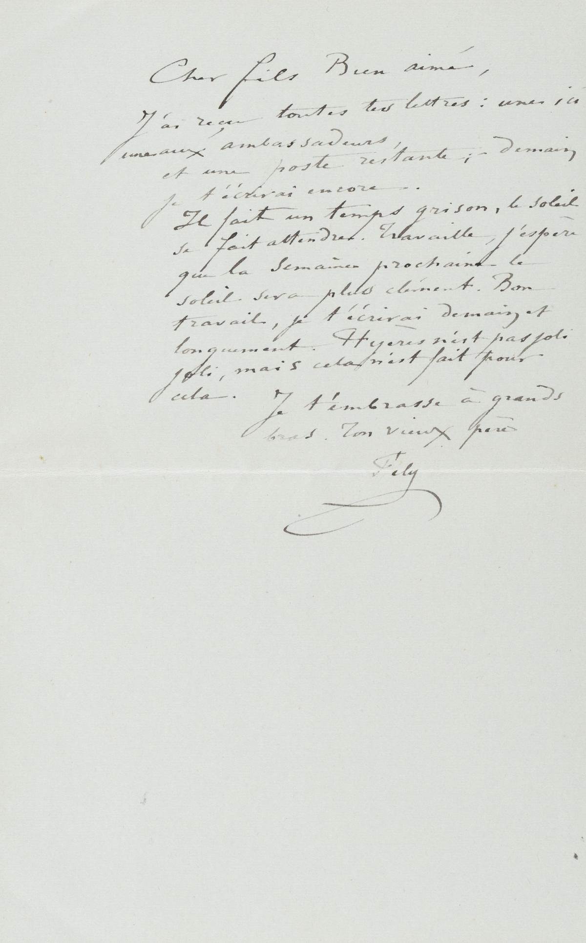 Illustration de la lettre