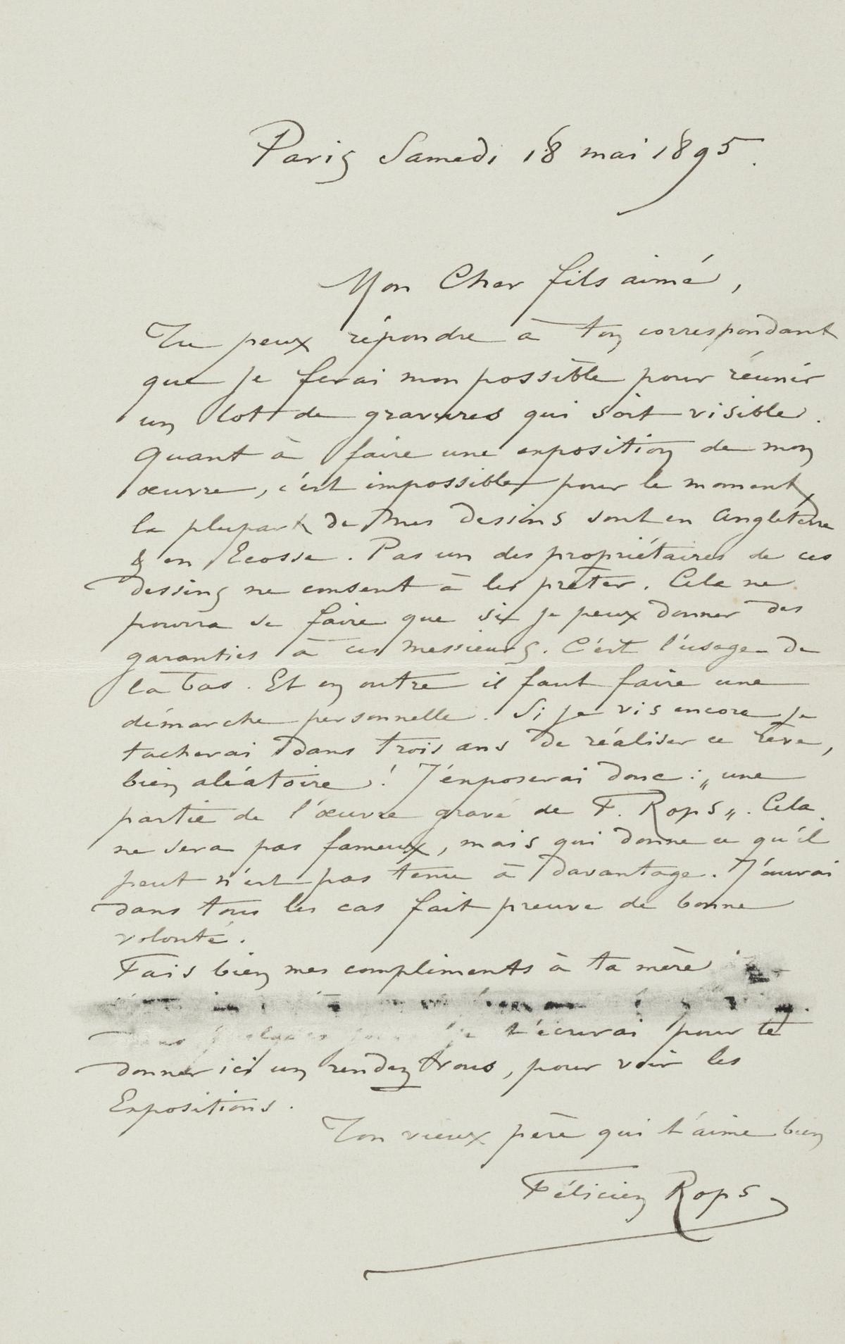 Illustration de la lettre