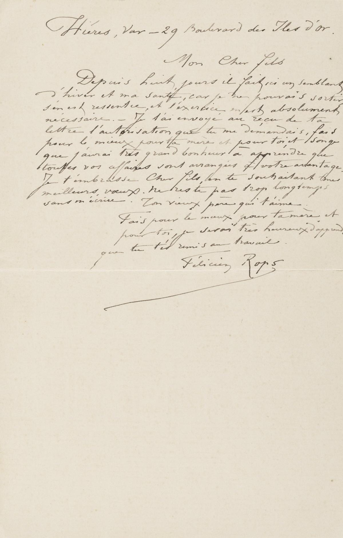 Illustration de la lettre