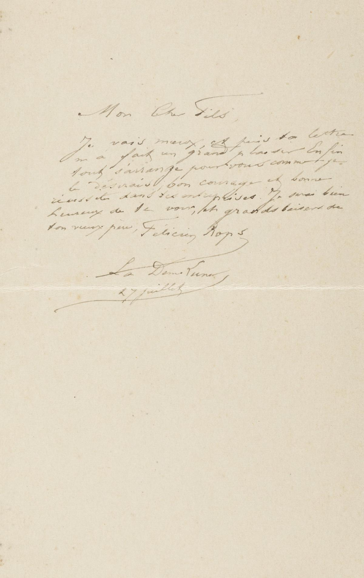 Illustration de la lettre