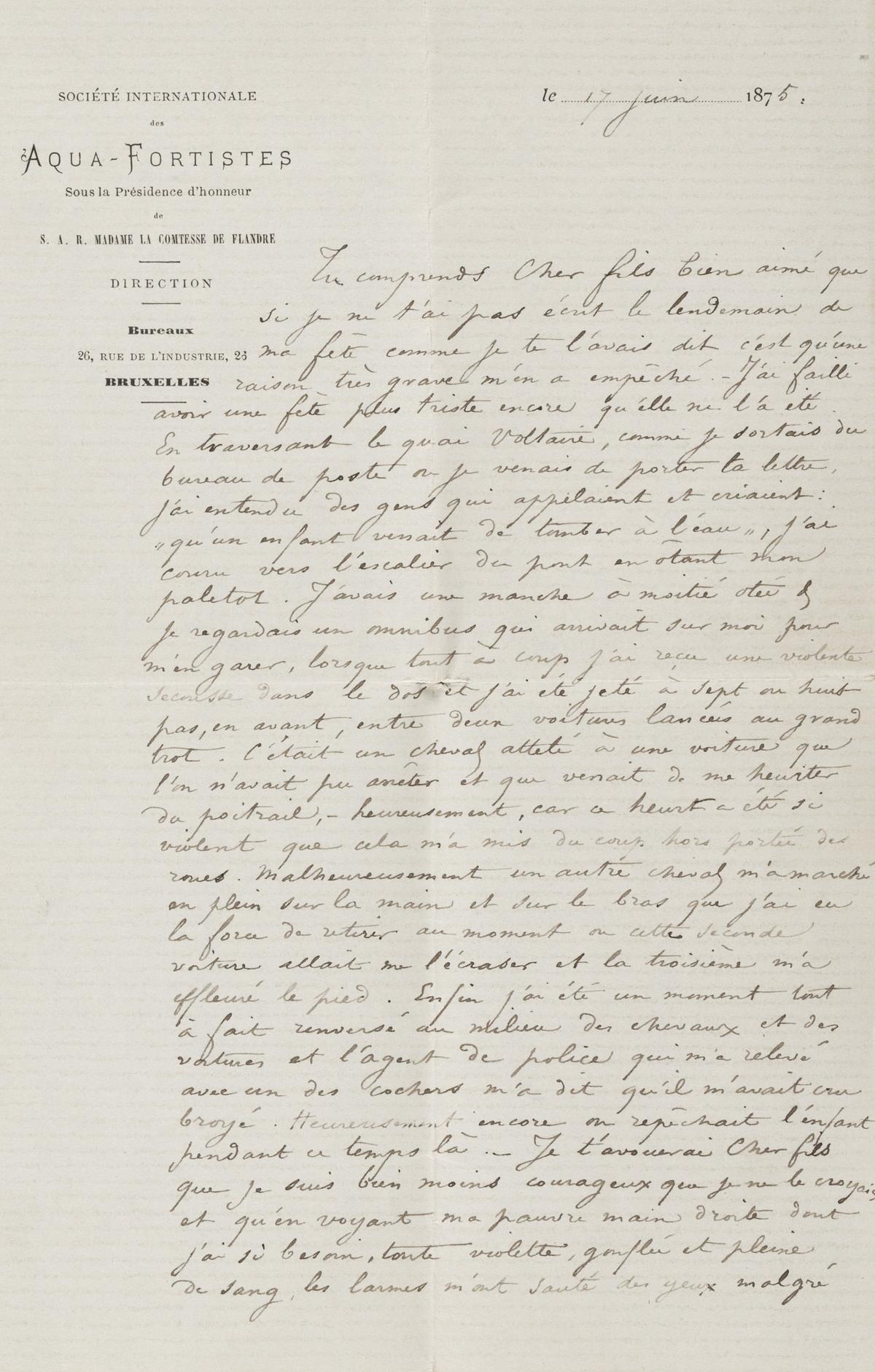 Illustration de la lettre