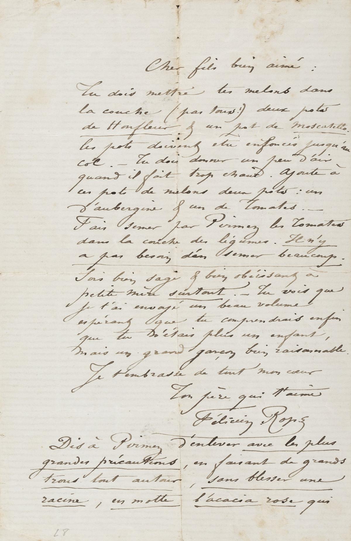 Illustration de la lettre