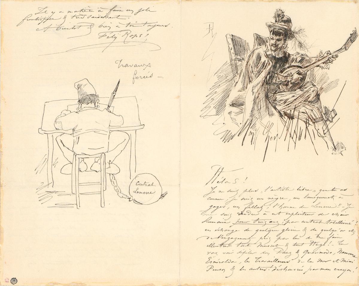 Illustration de la lettre