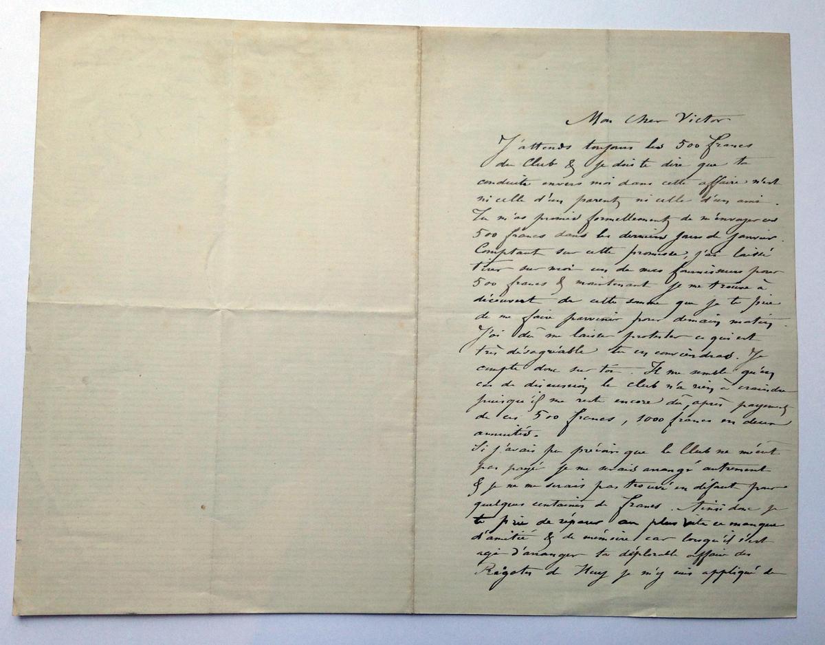 Illustration de la lettre