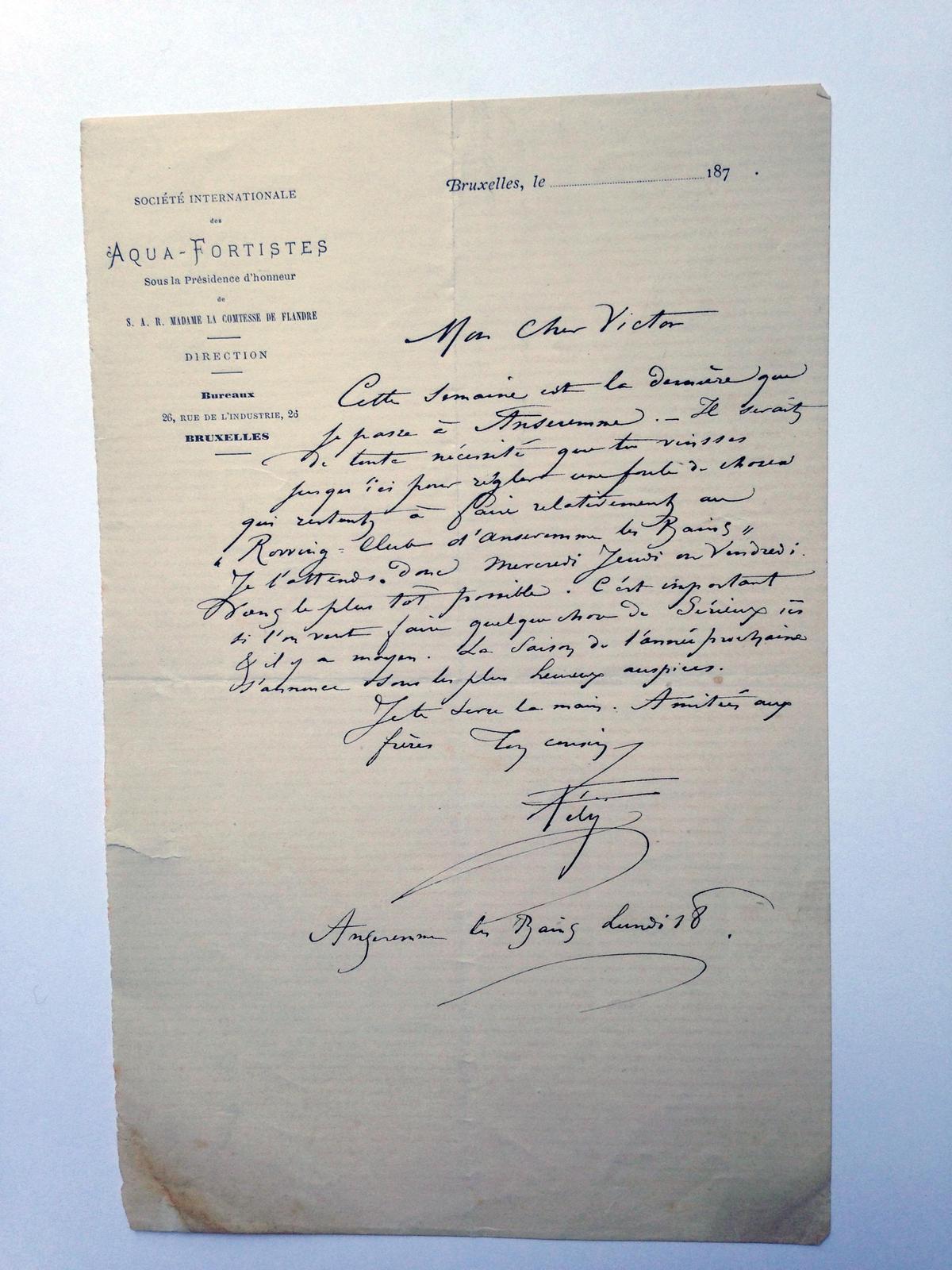 Illustration de la lettre