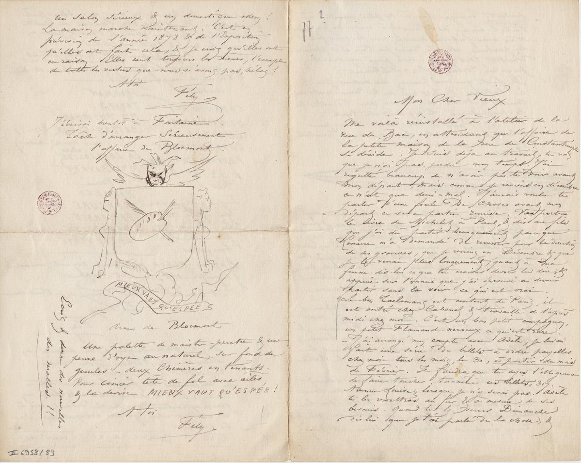 Illustration de la lettre