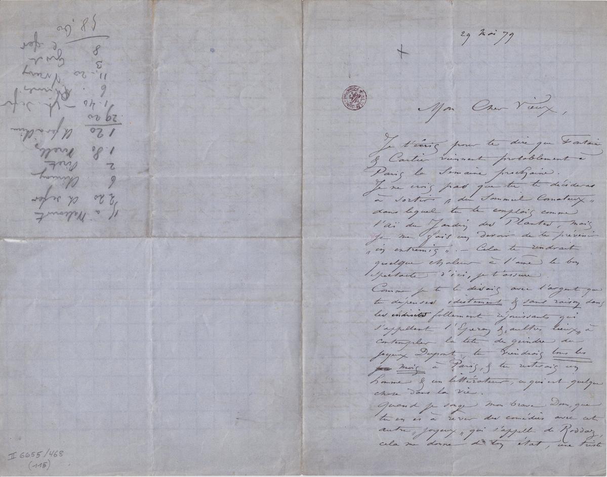 Illustration de la lettre