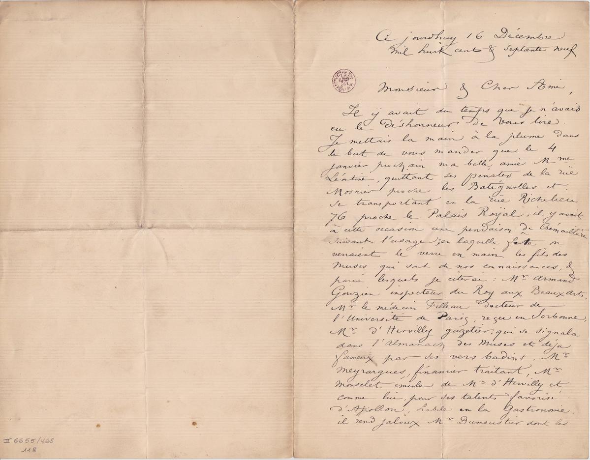 Illustration de la lettre