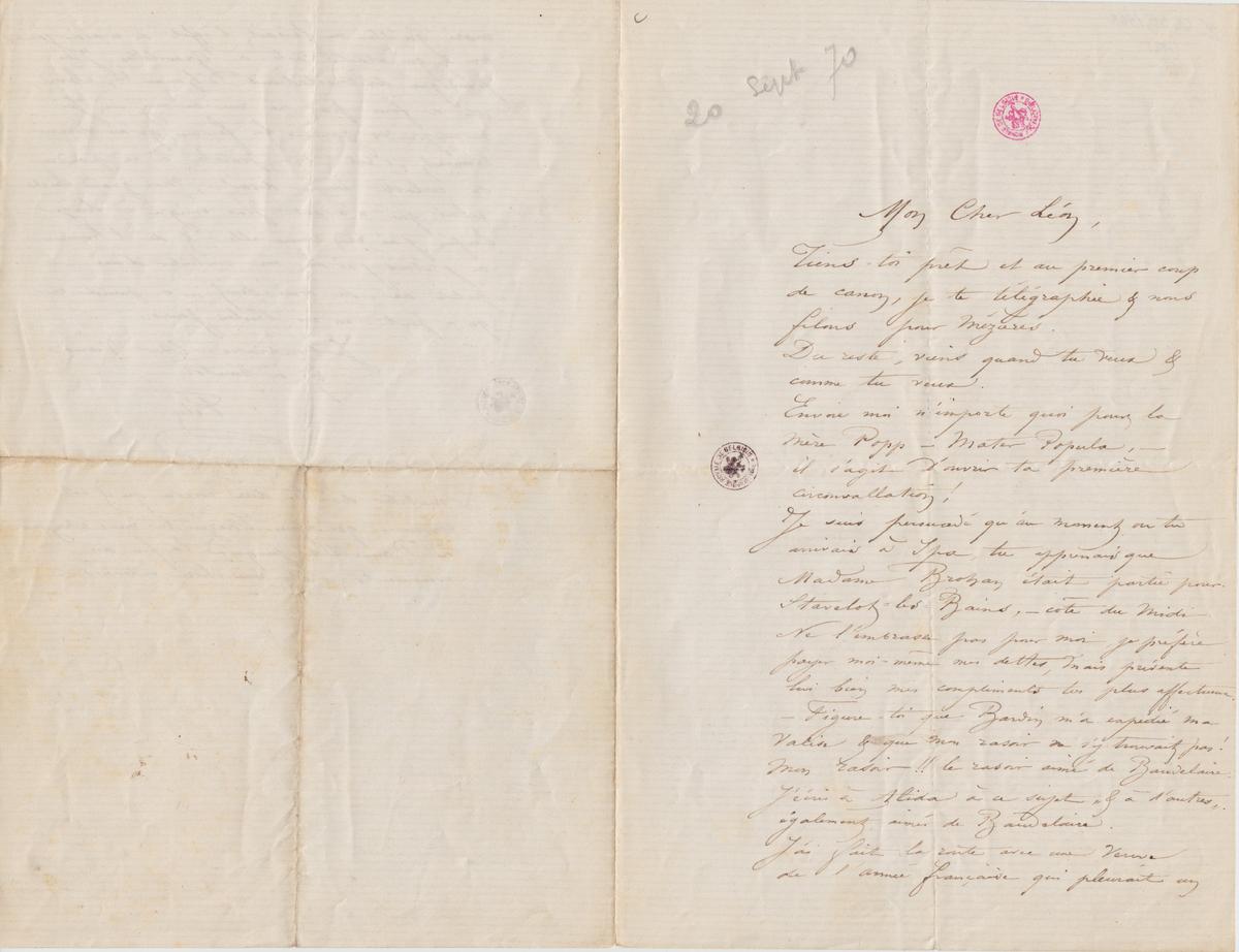 Illustration de la lettre