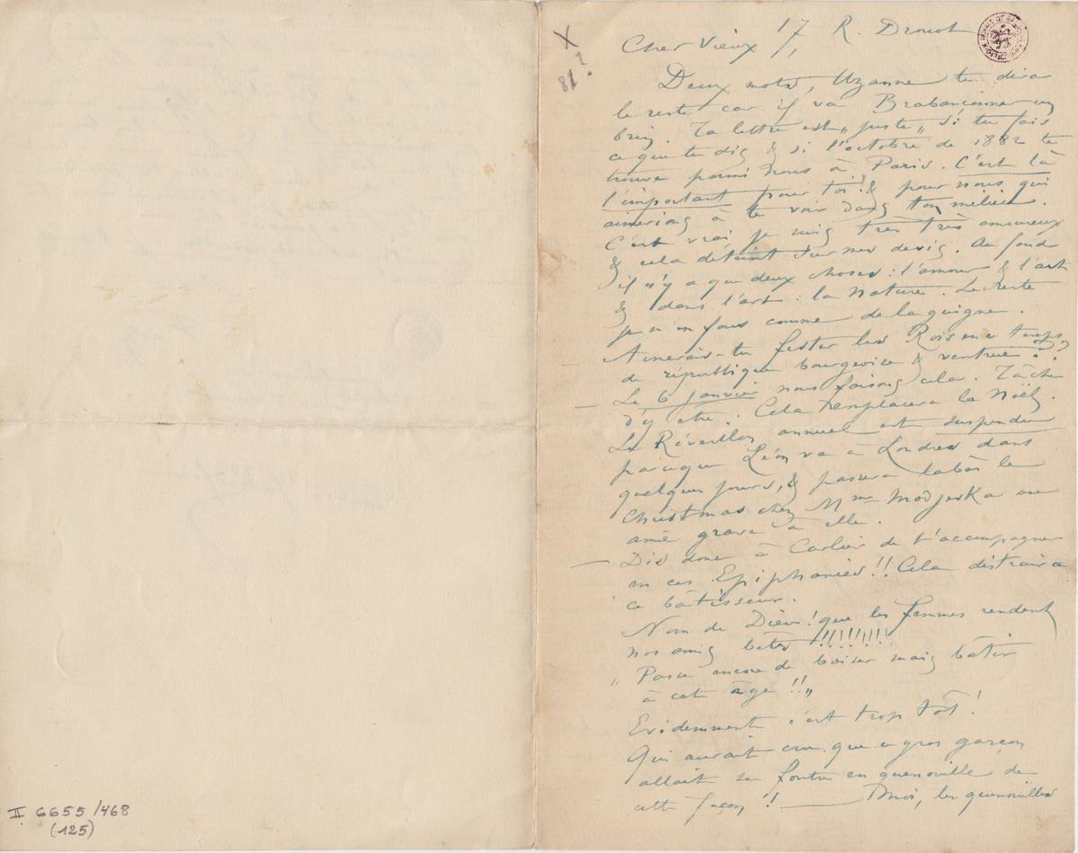 Illustration de la lettre