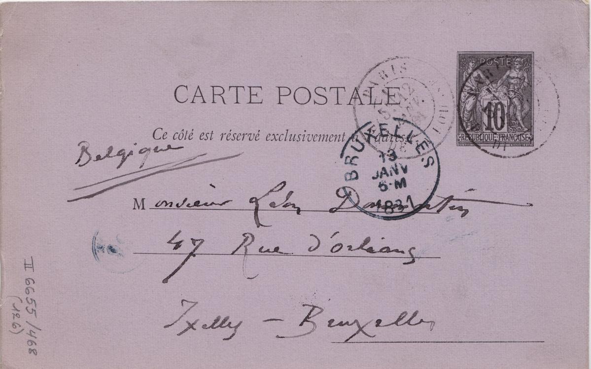 Illustration de la lettre