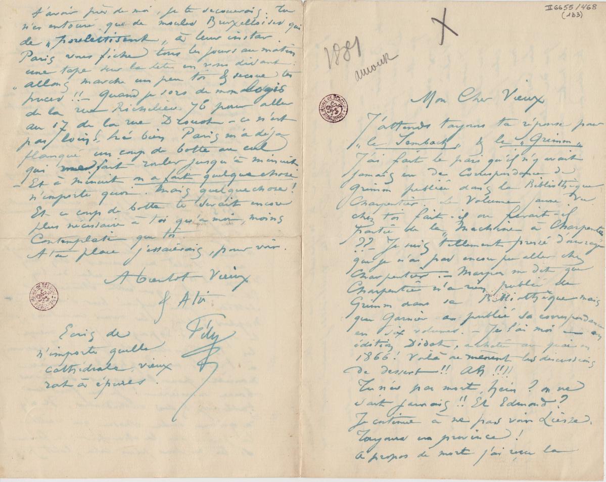 Illustration de la lettre