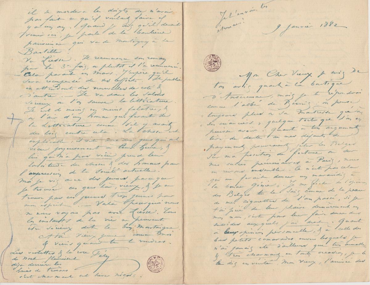 Illustration de la lettre