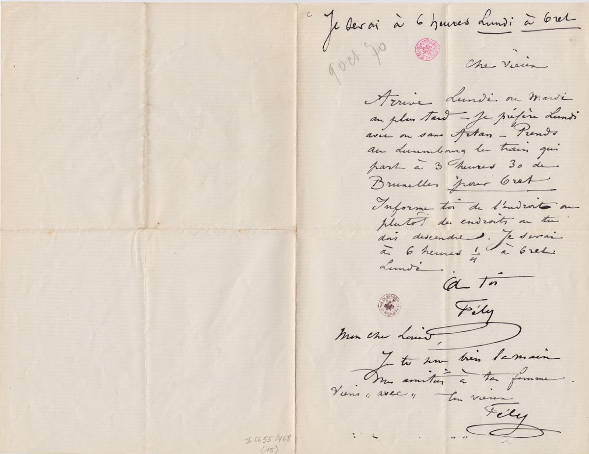 Illustration de la lettre