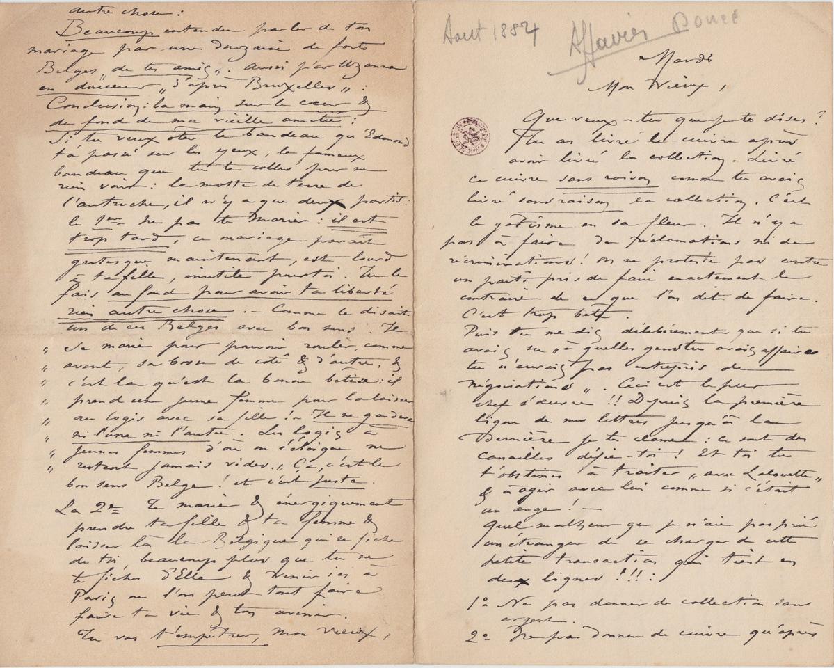 Illustration de la lettre