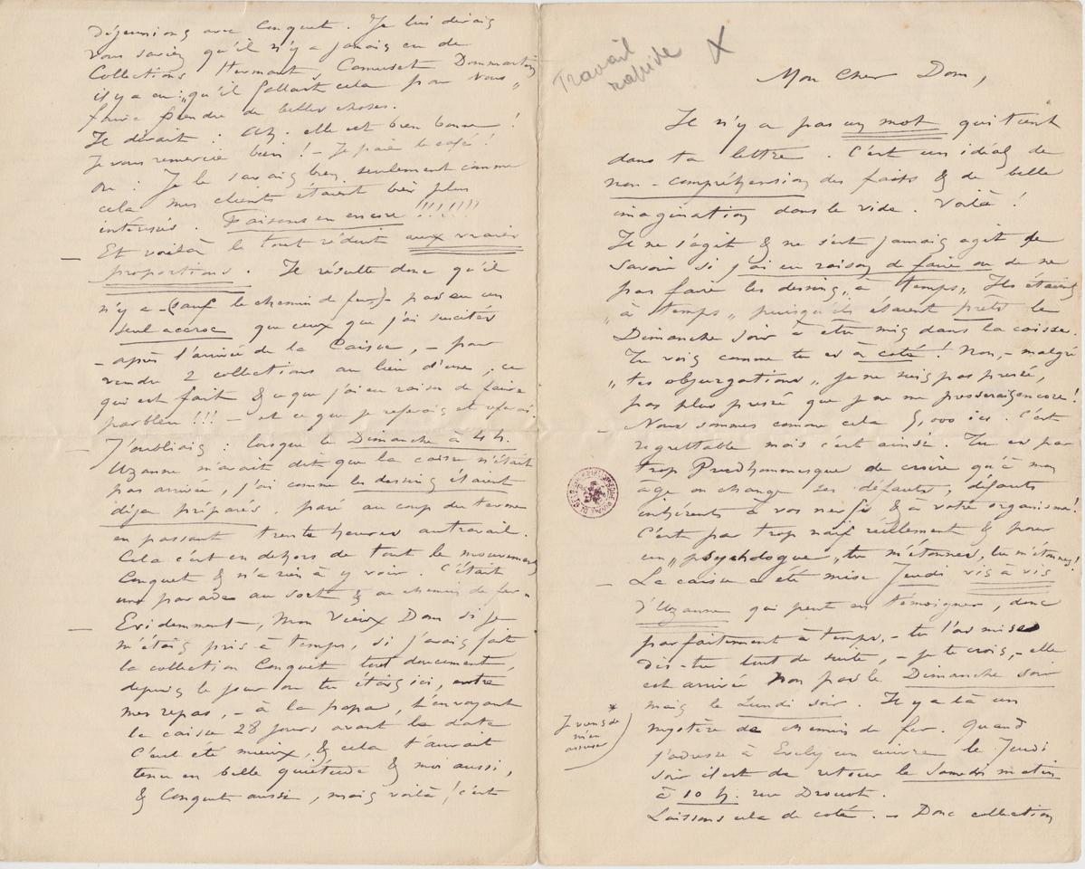 Illustration de la lettre