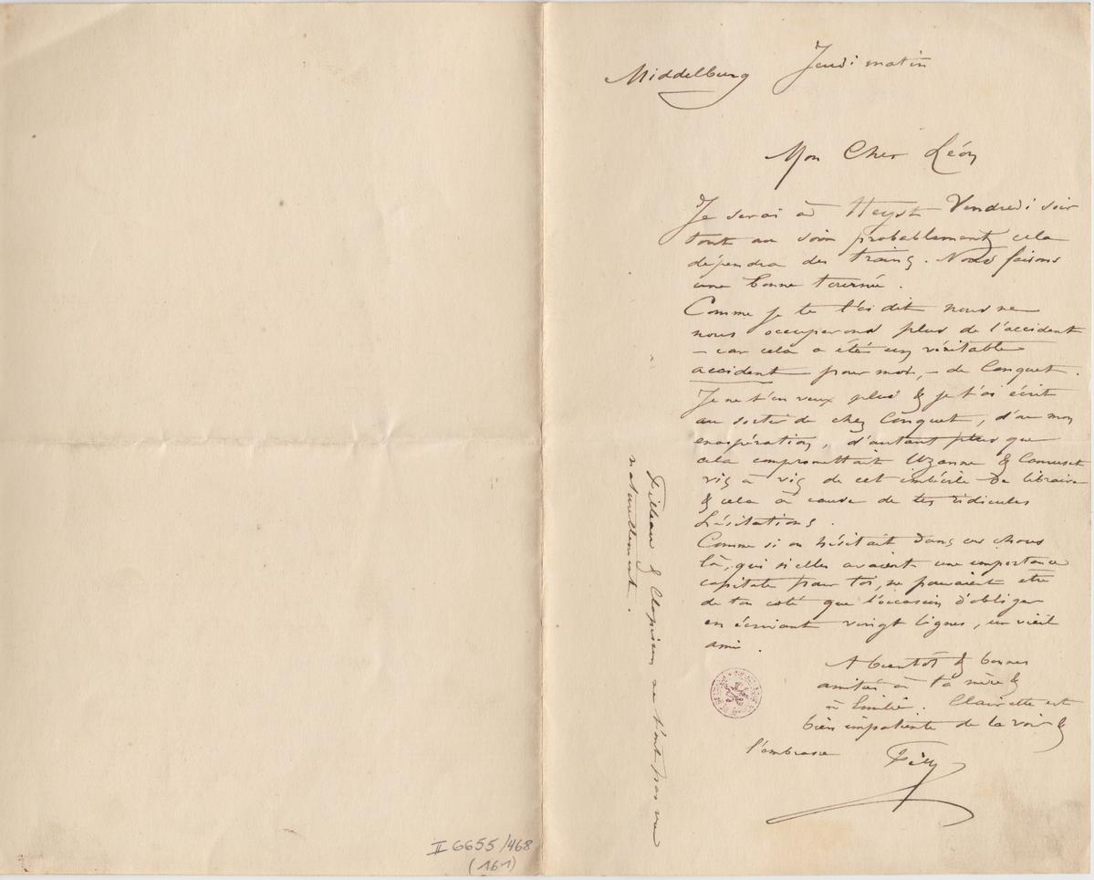 Illustration de la lettre