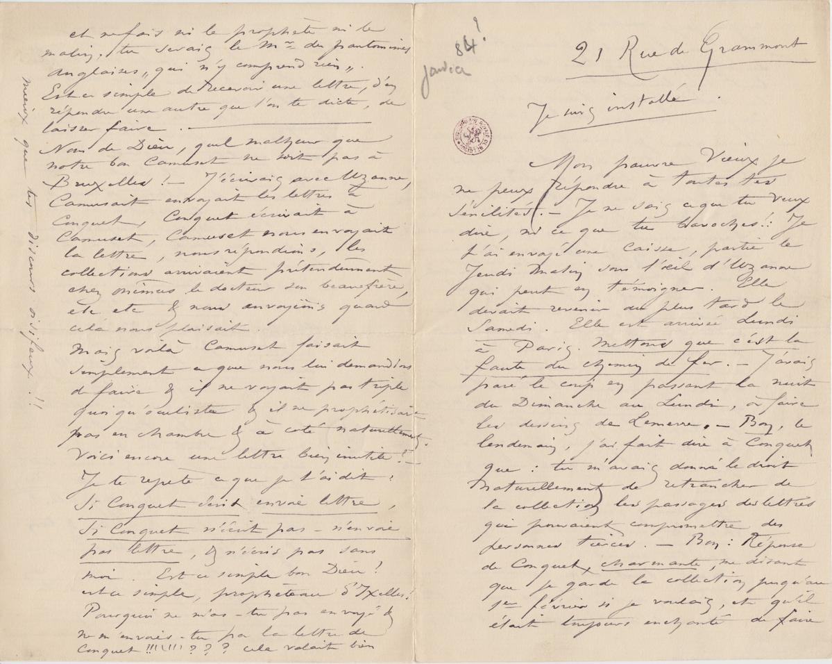 Illustration de la lettre