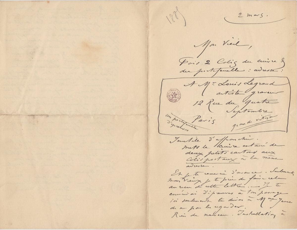 Illustration de la lettre