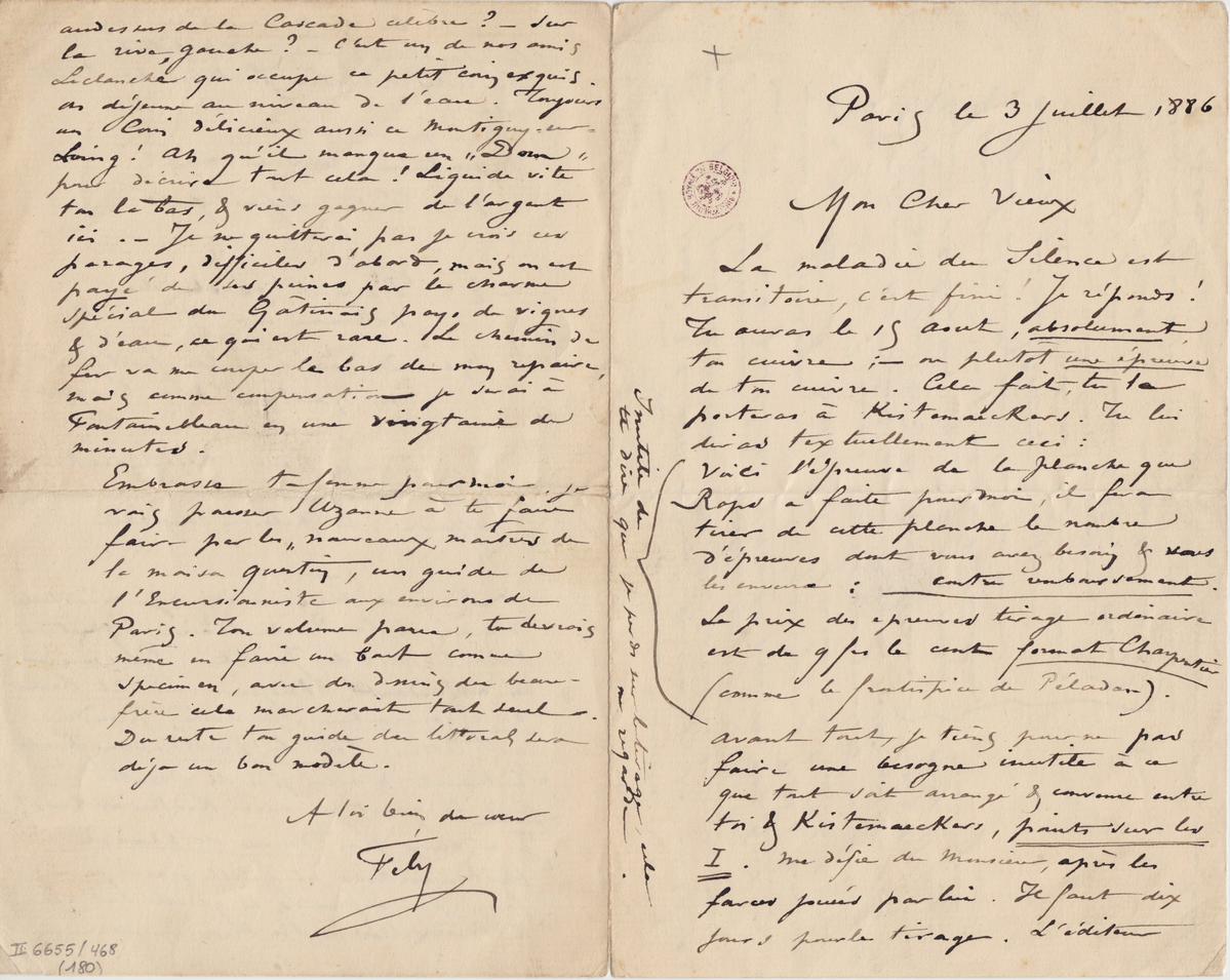 Illustration de la lettre