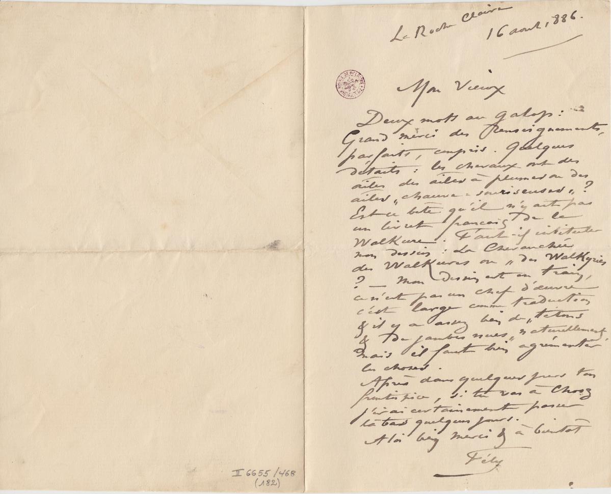 Illustration de la lettre