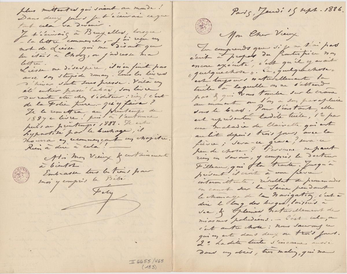 Illustration de la lettre