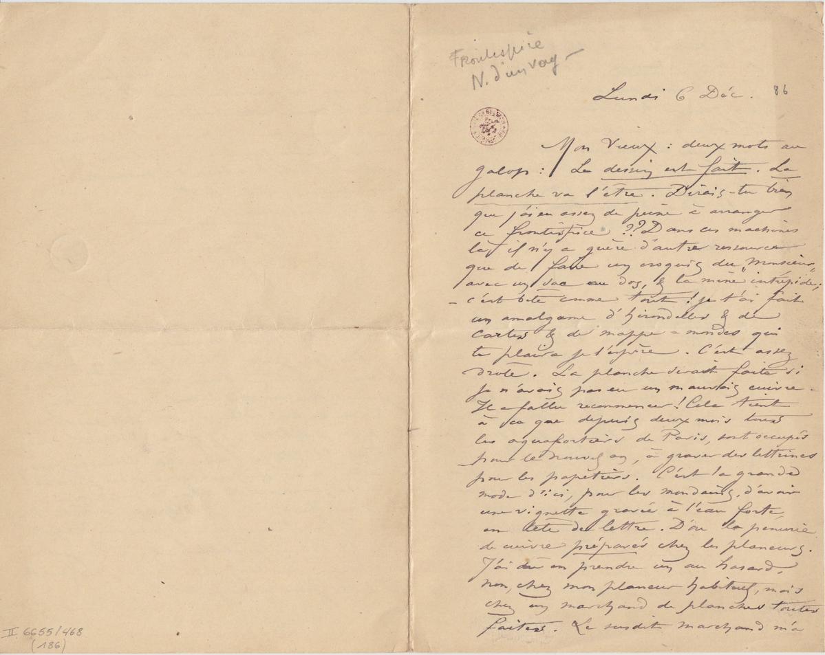 Illustration de la lettre