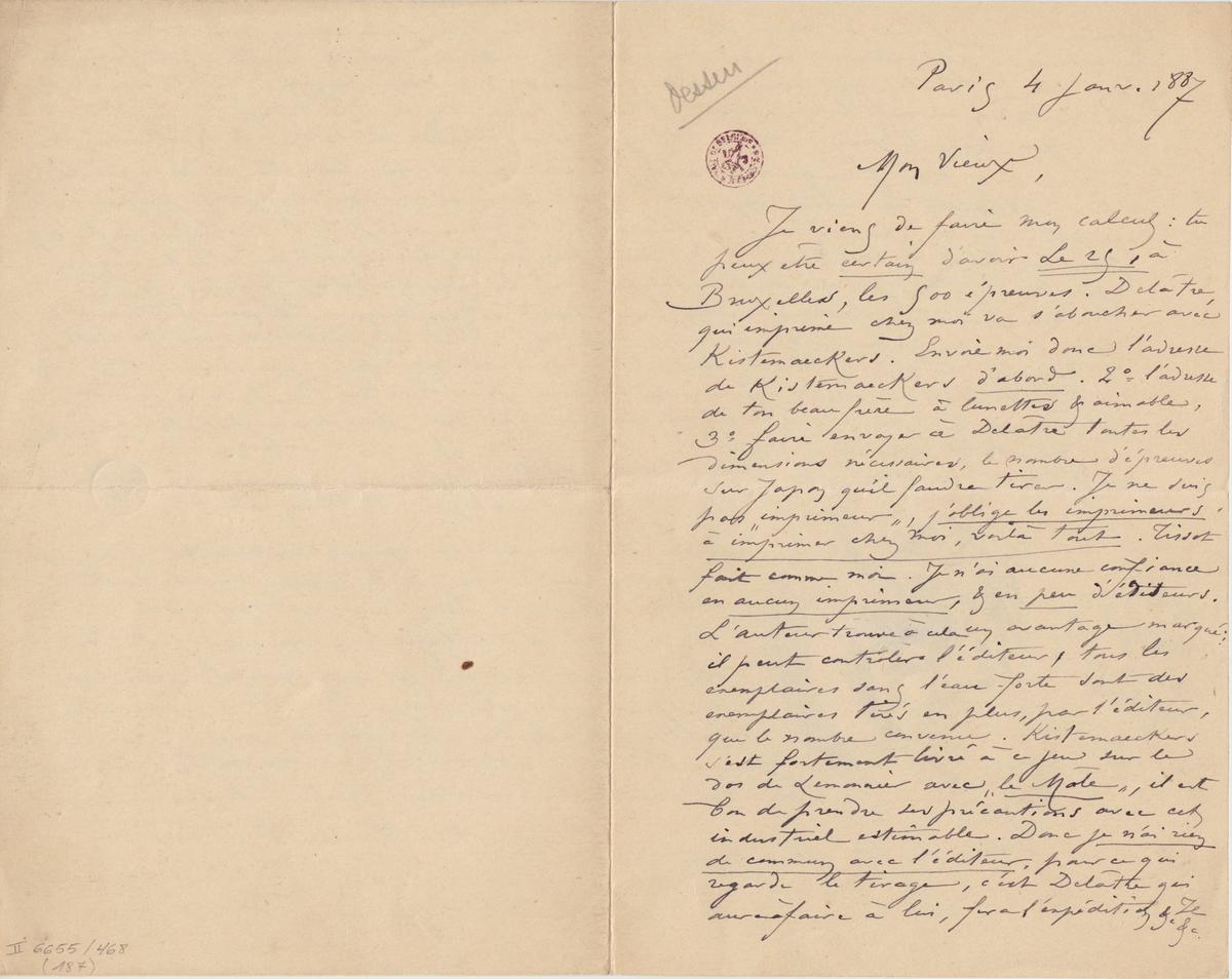 Illustration de la lettre