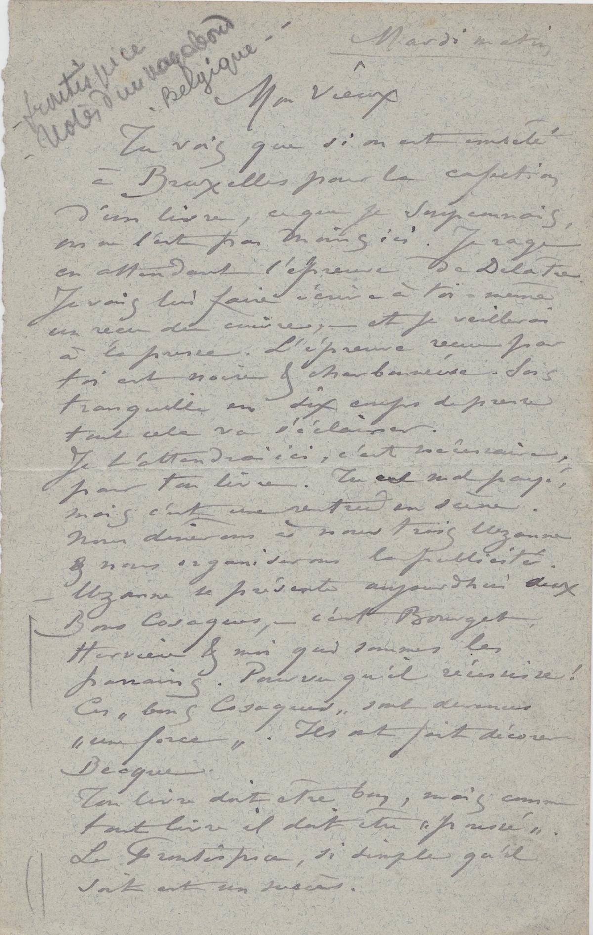 Illustration de la lettre