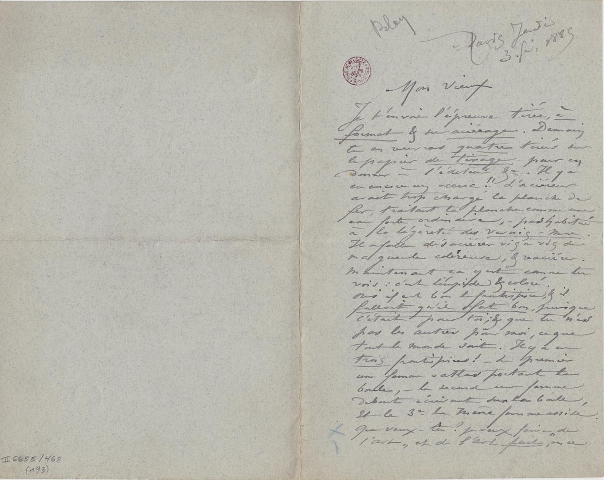 Illustration de la lettre