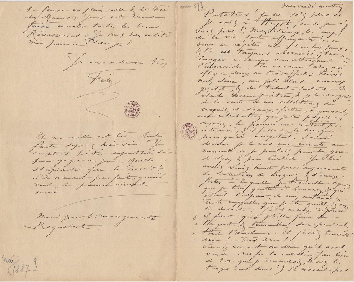 Illustration de la lettre