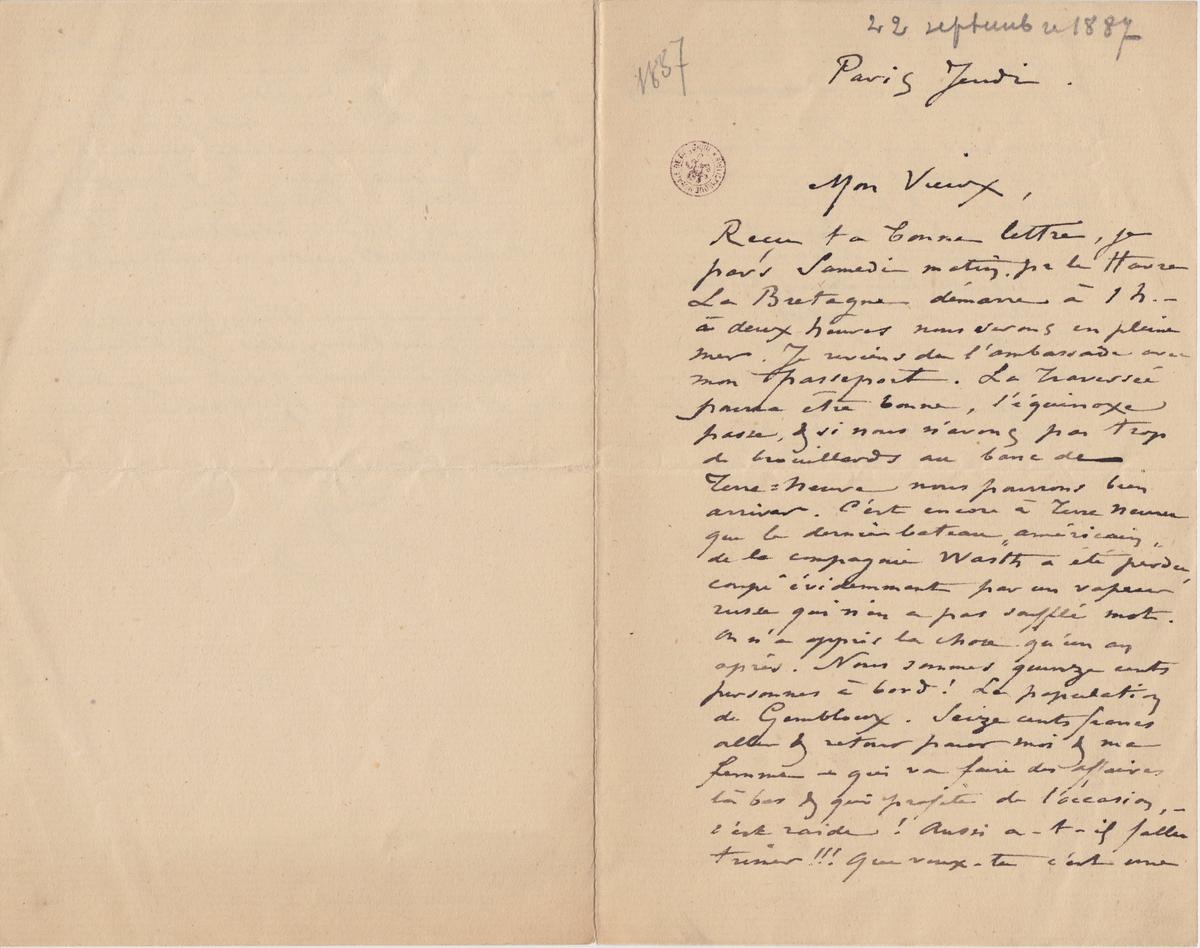 Illustration de la lettre