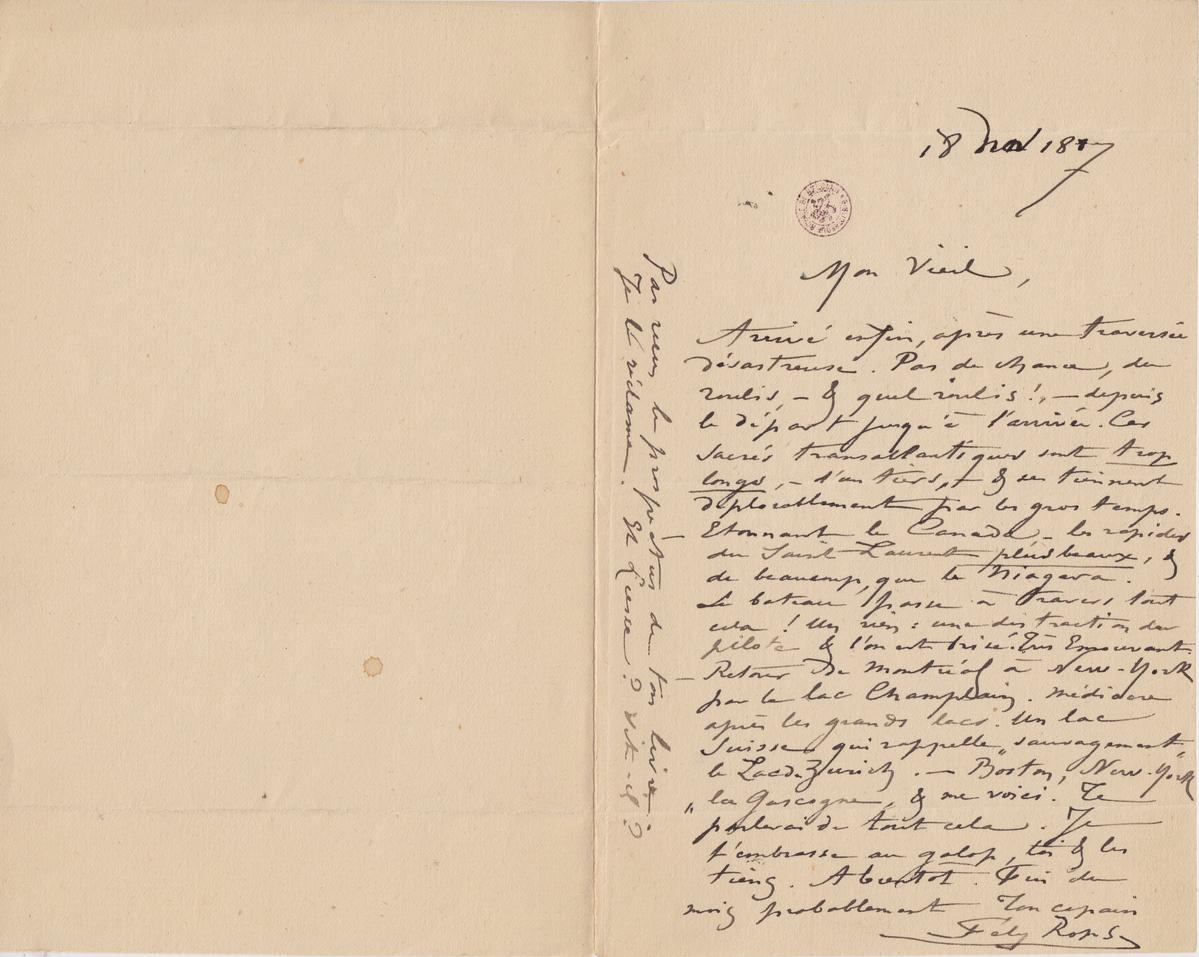 Illustration de la lettre