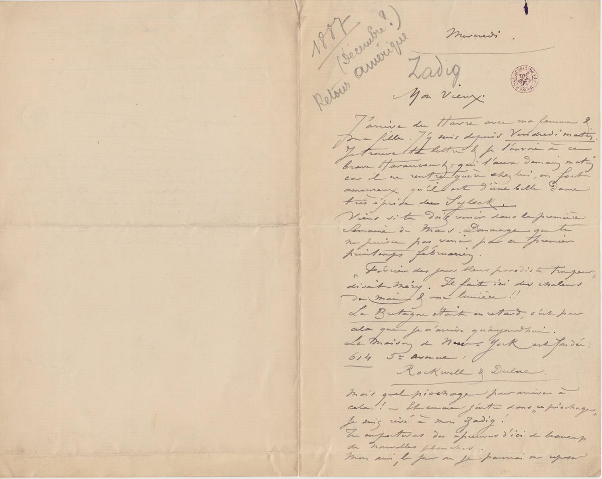 Illustration de la lettre