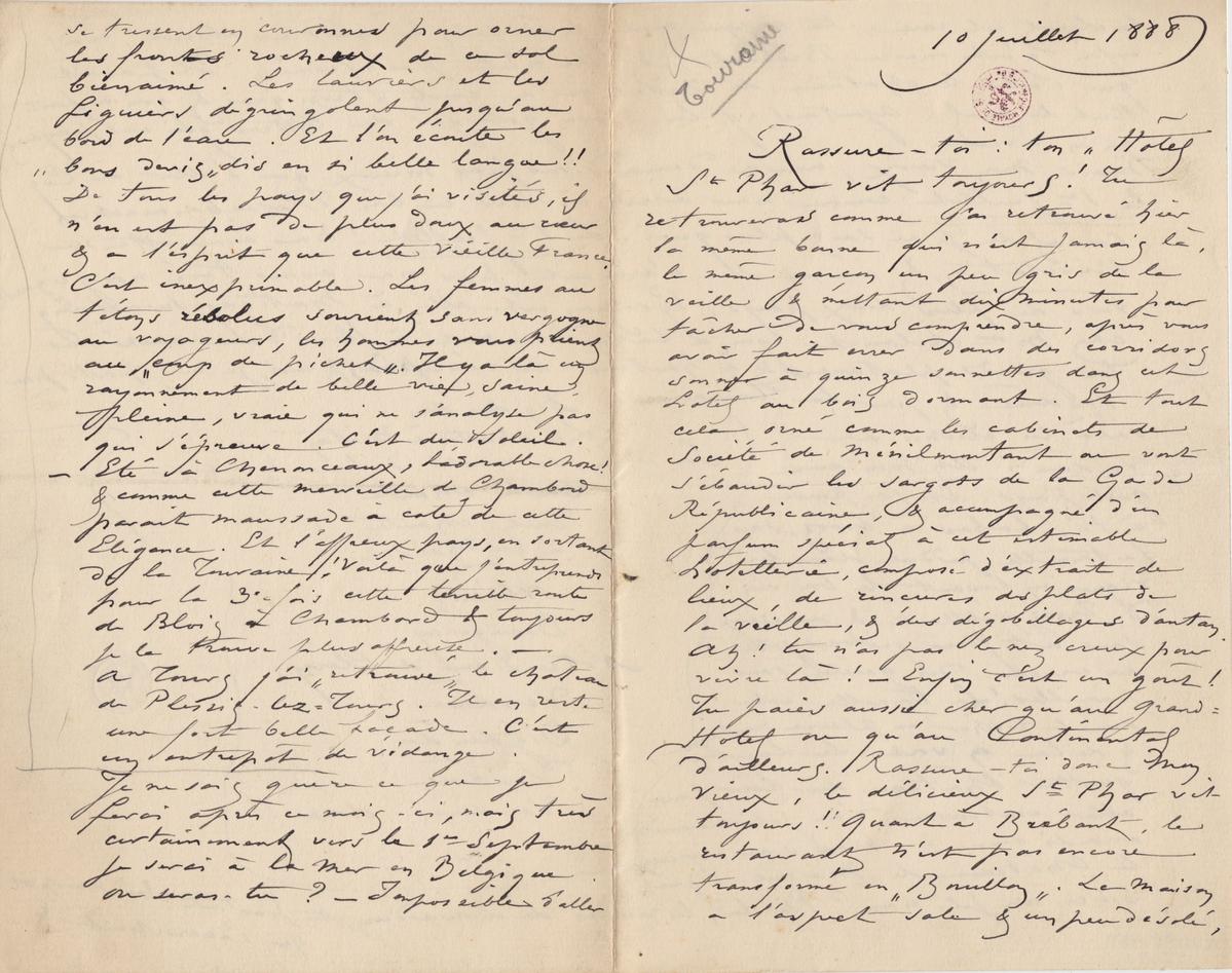 Illustration de la lettre