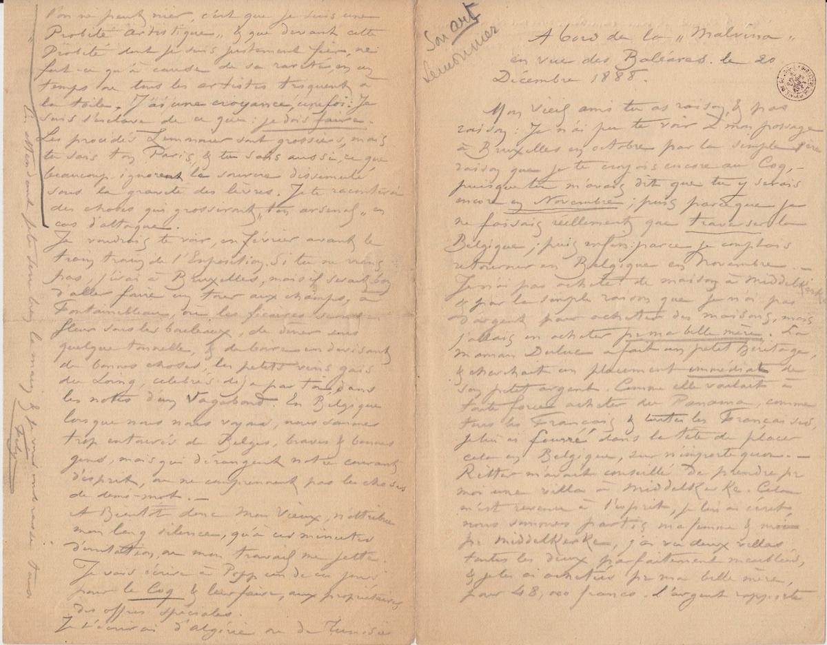 Illustration de la lettre