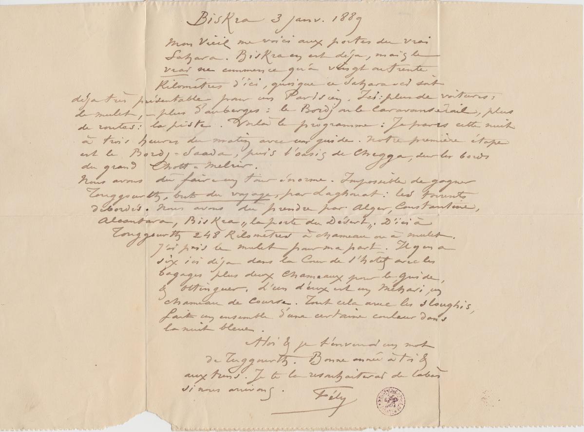 Illustration de la lettre