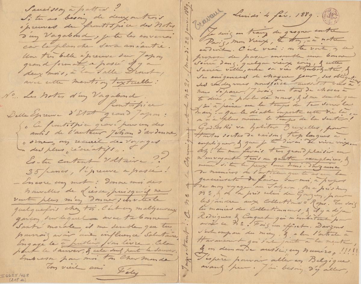 Illustration de la lettre