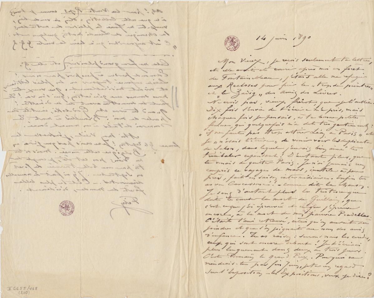 Illustration de la lettre