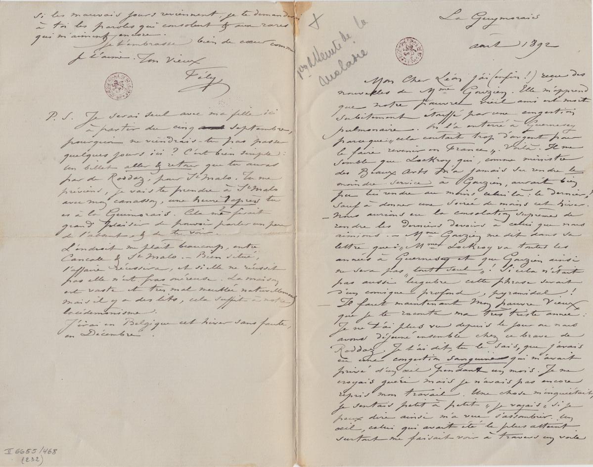 Illustration de la lettre