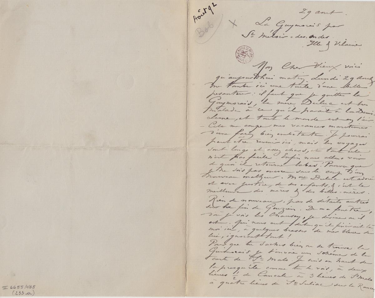 Illustration de la lettre