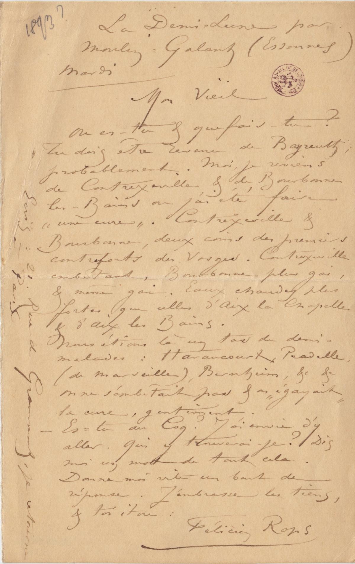 Illustration de la lettre