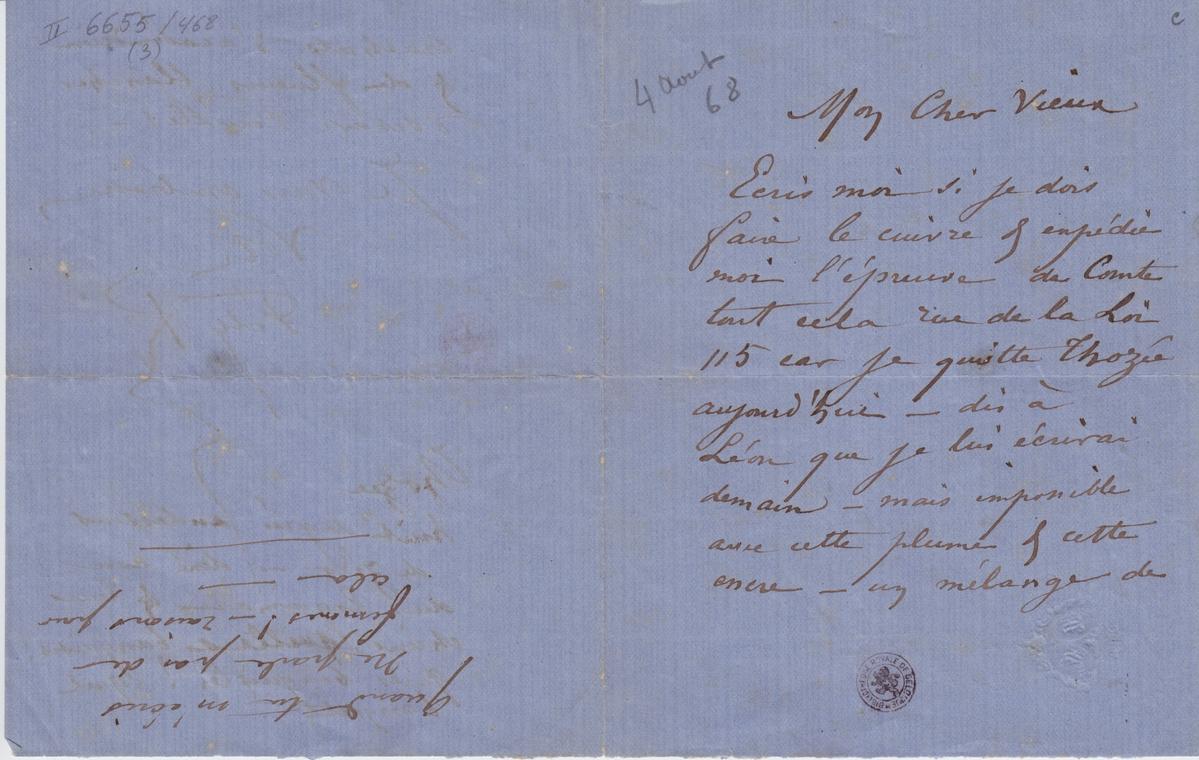 Illustration de la lettre