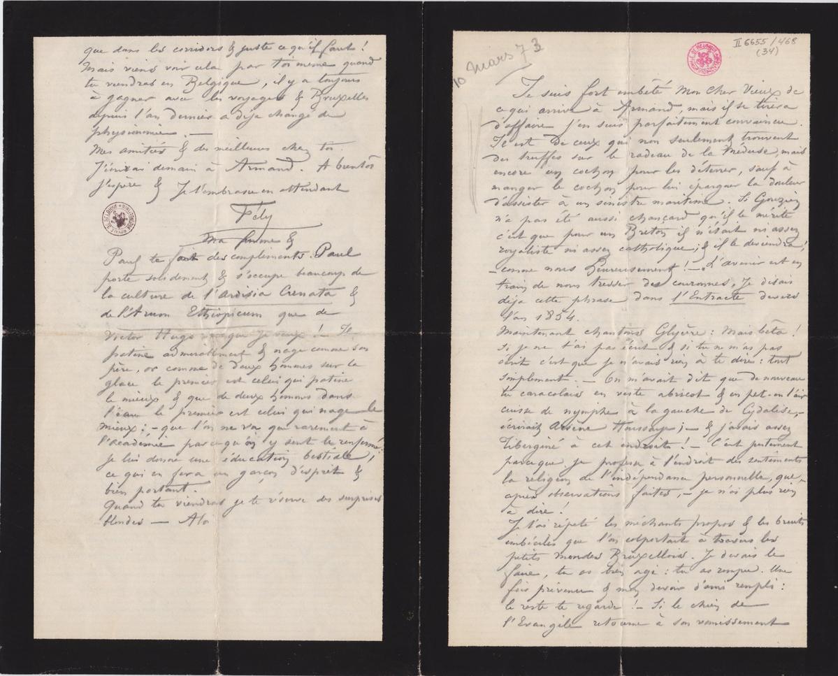 Illustration de la lettre